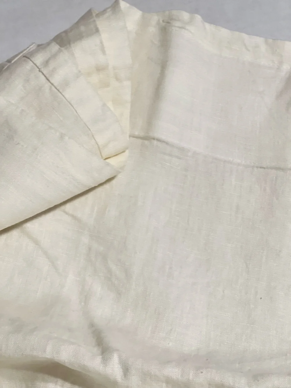IKEA Light Cream Grommet Top Curtains - Pair
